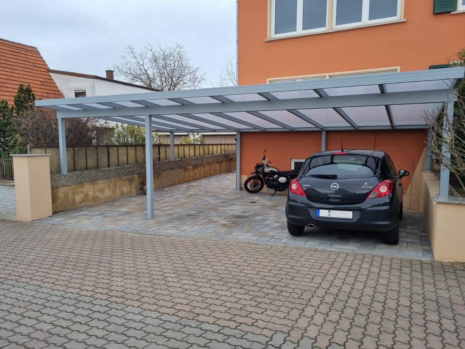 Aluminium-Carport freistehend – ZONTIK