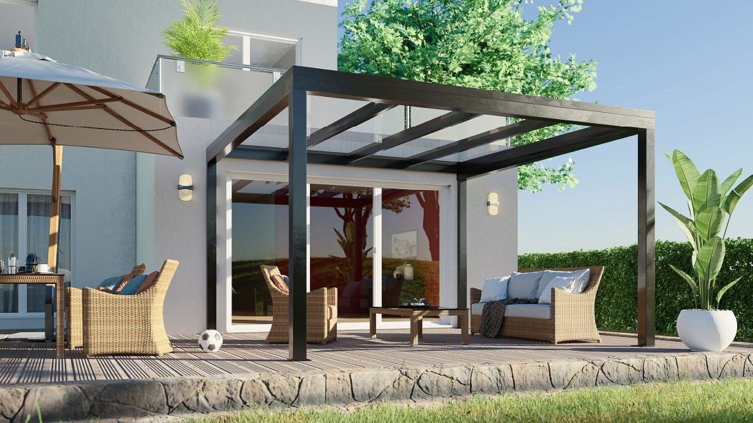 wipro Paradiso Terrassendach – Premium Pultdach von ZONTIK